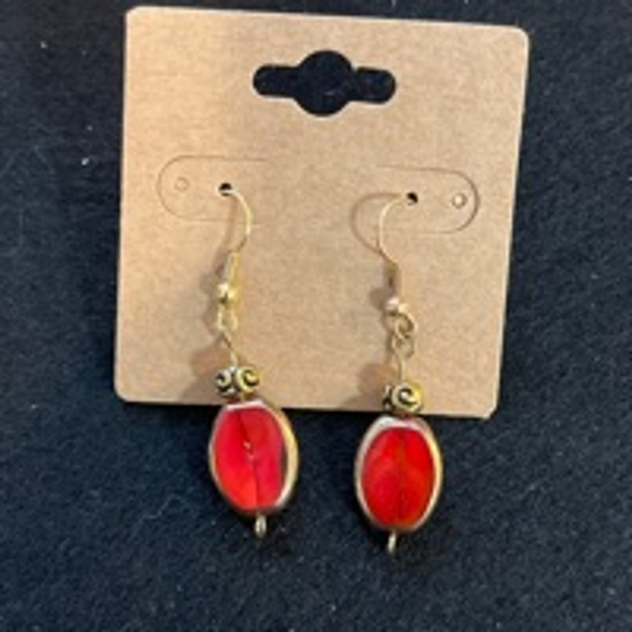 Jewelry - Earrings Red Gold